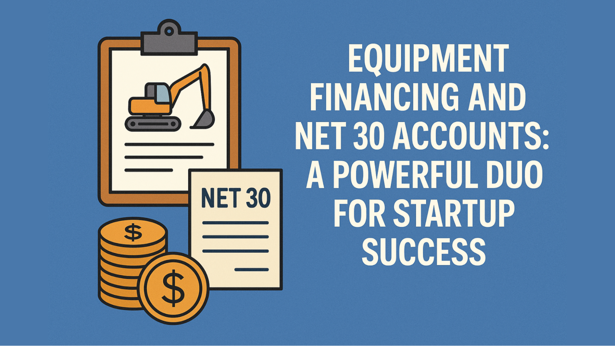 Equipment Financing and Net 30 Accounts: A Powerful Duo for Startup Success