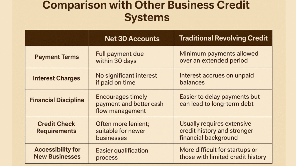 Comparison with Other Business Credit Systems