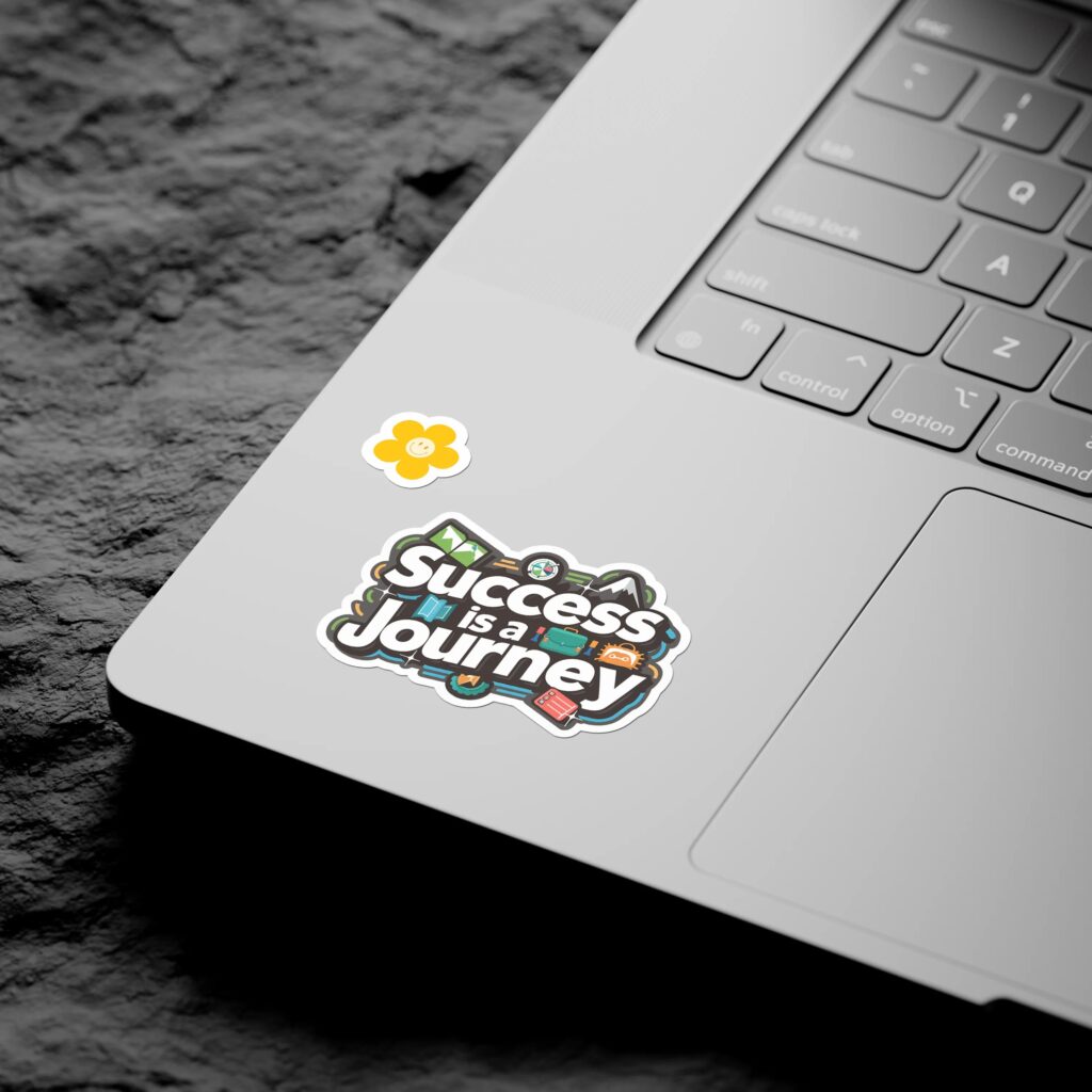 Success Message Sticker Success Is A Journey Sticker | The CEO Creative