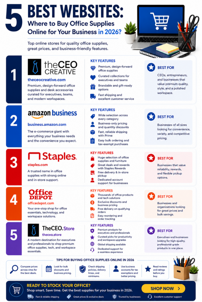 best office supplies websites