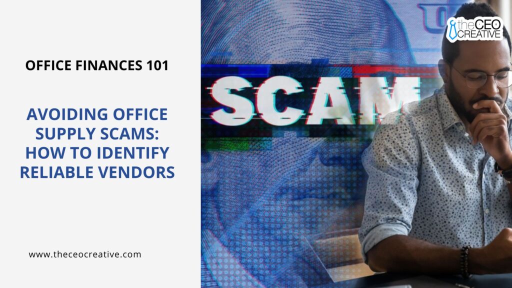 Avoiding Office Supply Scams