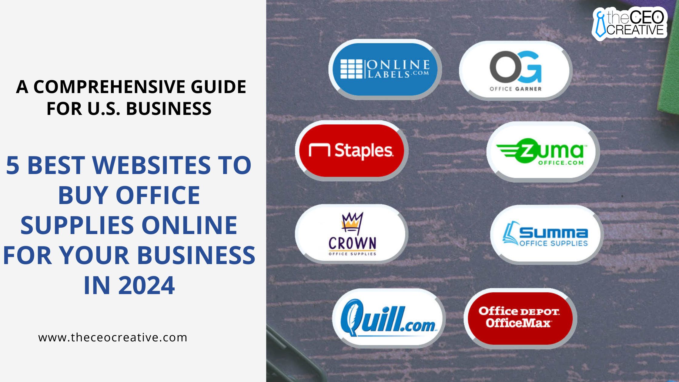 Best Websites to Buy Office Supplies Online