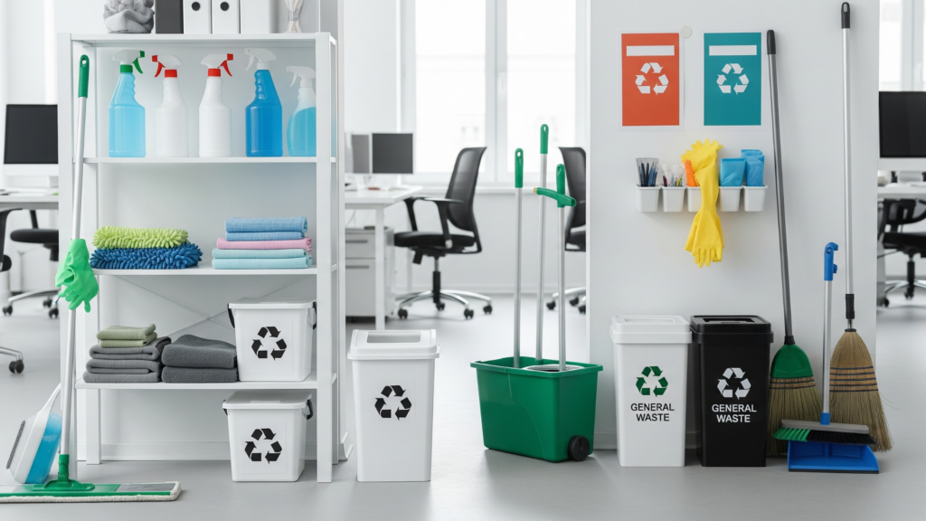 Cleaning Supplies and Waste Management
