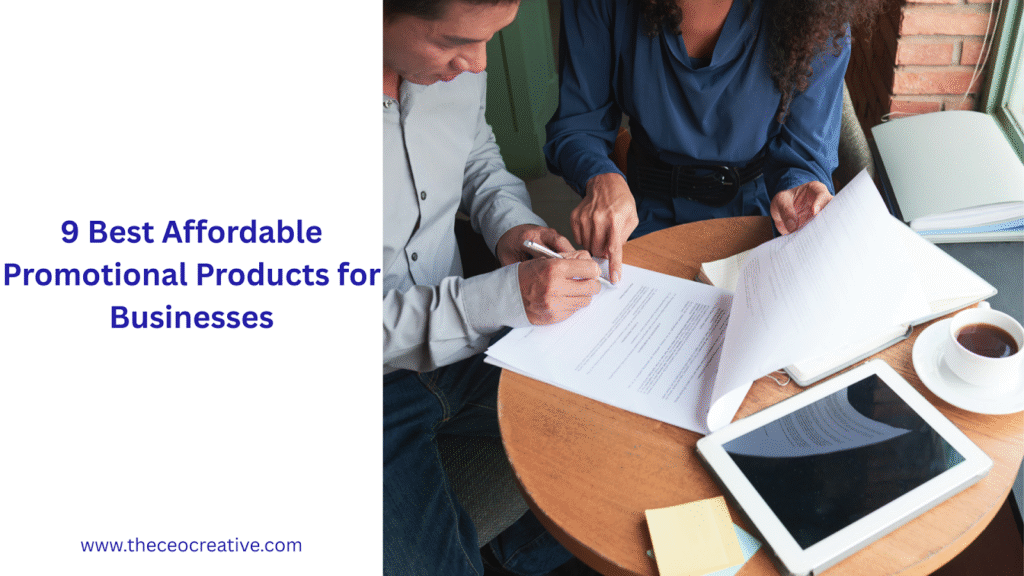 9 Best Affordable Promotional Products for Businesses