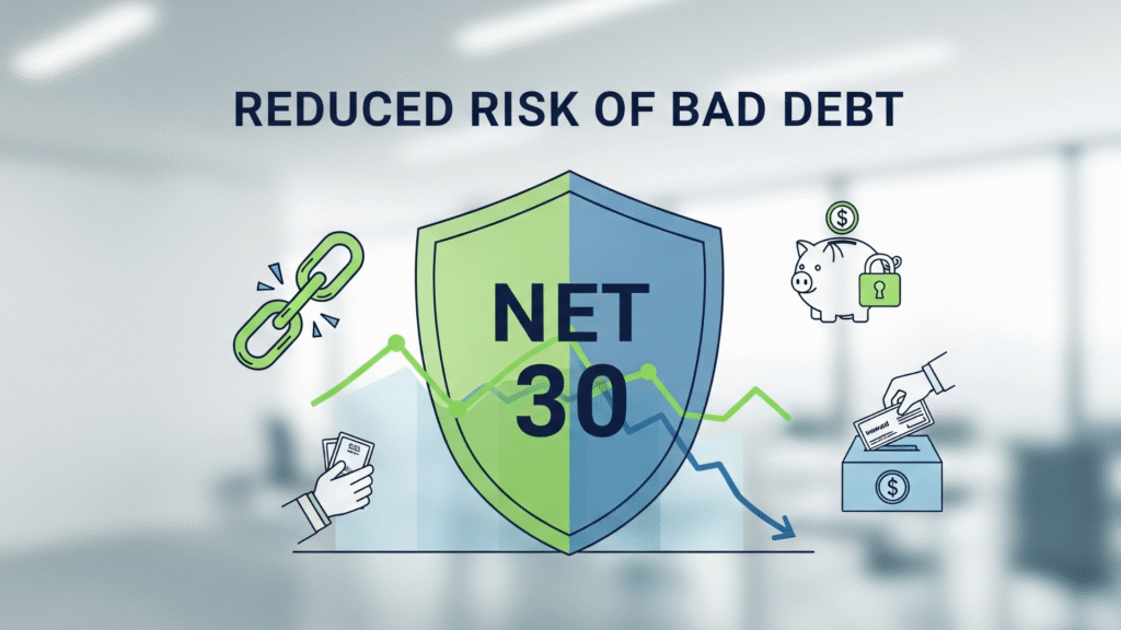 Reduced Risk of Bad Debt