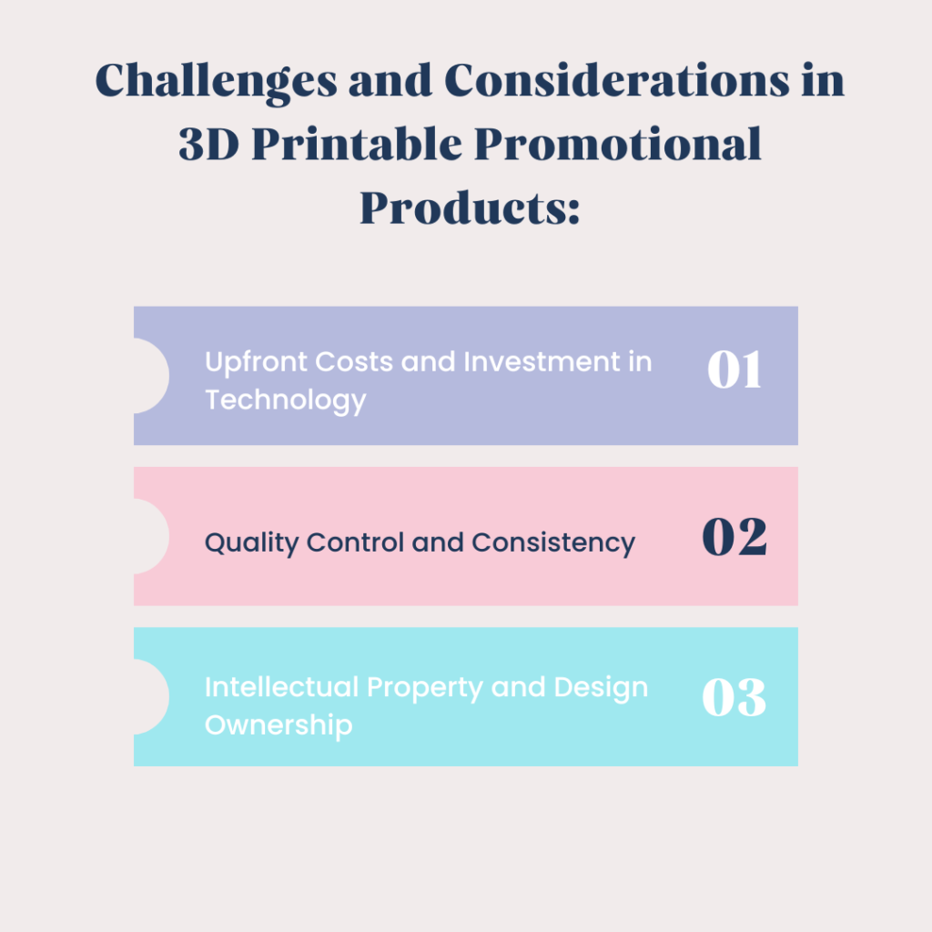 Challenges and Considerations in 3D Printable Promotional Products