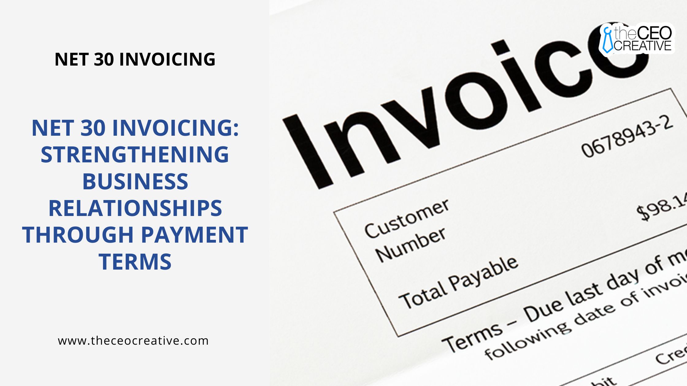 Net 30 Invoicing