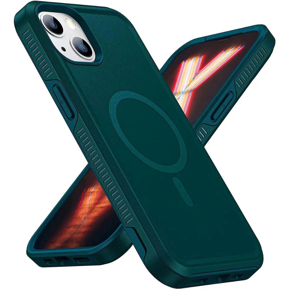 Heavy Duty Case with Magnetic Compatibility for iPhone 14 6.1 _ iPhone 13