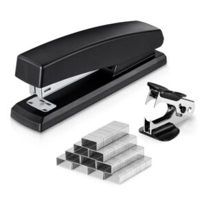 Metal Full Strip Stapler Set with Staples No. 26/6 & Staple Remover