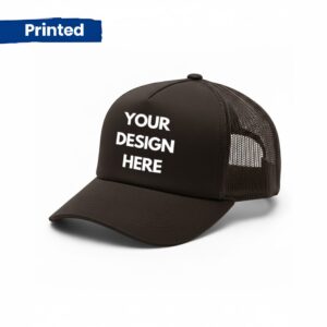 Customizable Retro Printed Snapback Trucker Hat