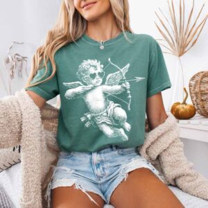 Halftone Cupid V-Day – DTF Transfer