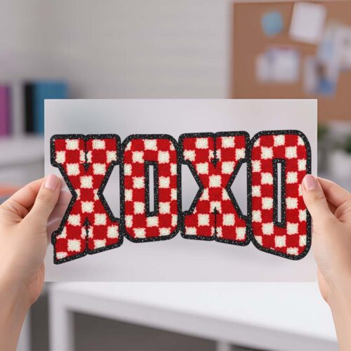 XOXO Checkered - DTF Transfer dtf sheet