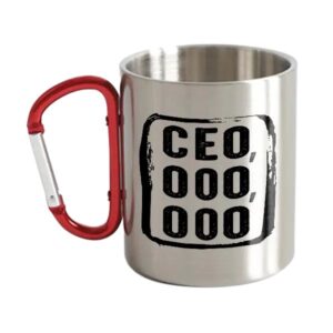 CEO,OOO,OOO  Carabiner Mug 12oz
