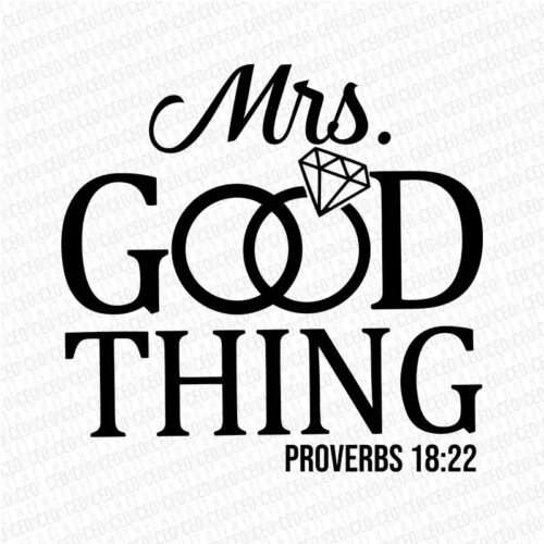 He Who Finds a Good Wife Finds A Good Thing - DTF Transfer Set