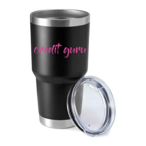 Credit Guru 30oz Insulated Vacuum Sealed Tumbler