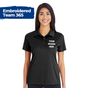 Customizable Embroidered Team 365 Women's Zone Performance Polo