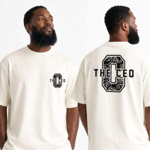 The CEO Bold Graphic Unisex Max Heavyweight Cropped T-Shirt