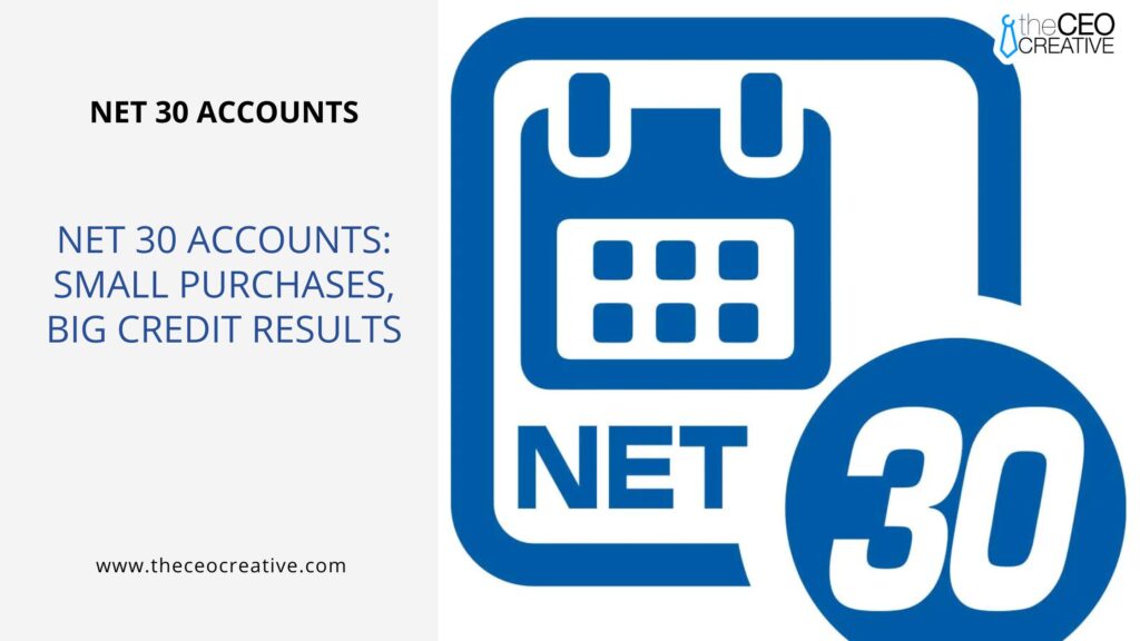 net 30 accounts
