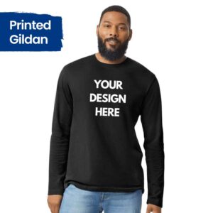 Customizable Gildan Softstyle® Men Long Sleeve T-Shirt