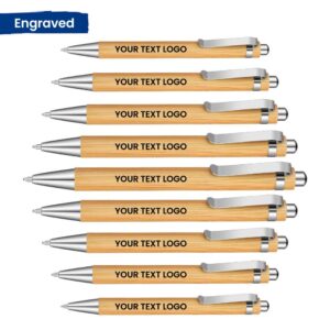 Customizable Engraved Bamboo Wooden Ballpoint Pen Set-25