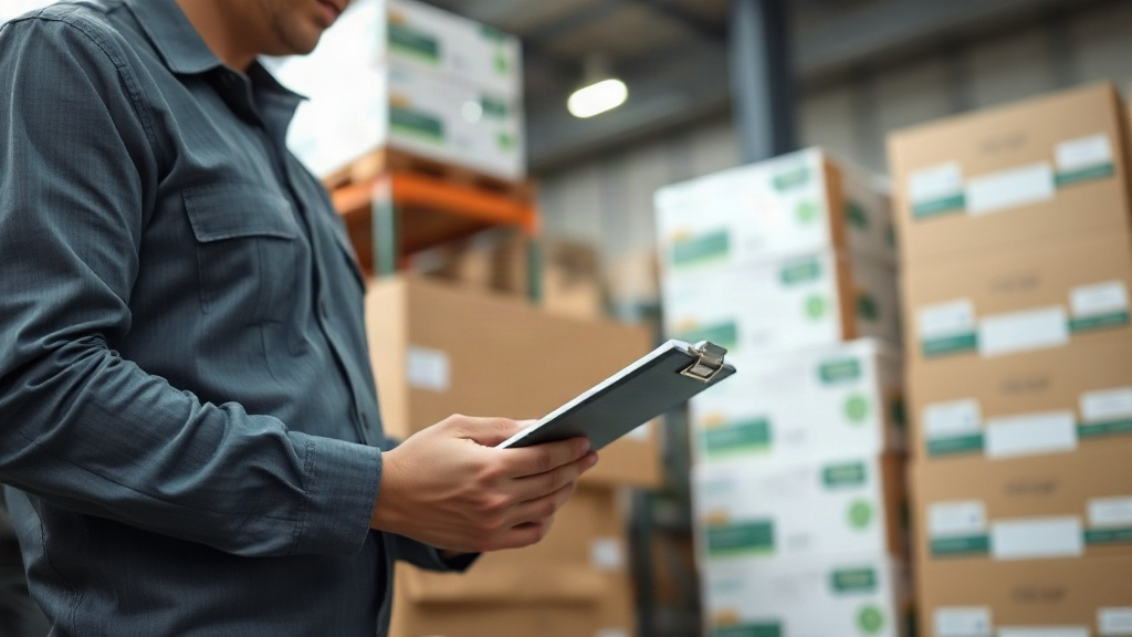 Facilities manager tracking bulk cleaning supply inventory across multiple locations