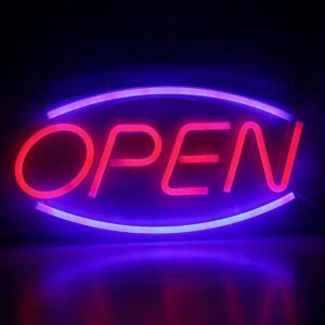 Large NEON "OPEN" Business Signage